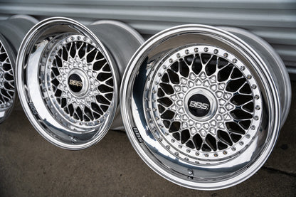 BBS RS de 17" [Double Step Lip] (Ruedas usadas, hechas a pedido) 