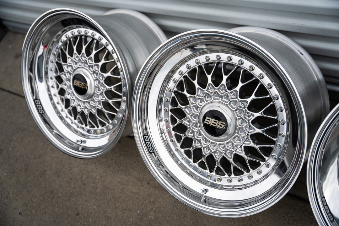 BBS RS de 17" [Double Step Lip] (Ruedas usadas, hechas a pedido) 