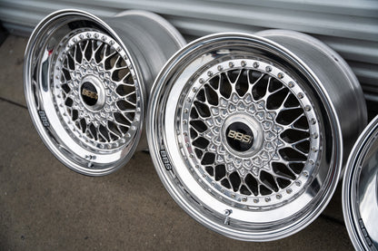 BBS RS de 17" [Double Step Lip] (Ruedas usadas, hechas a pedido) 