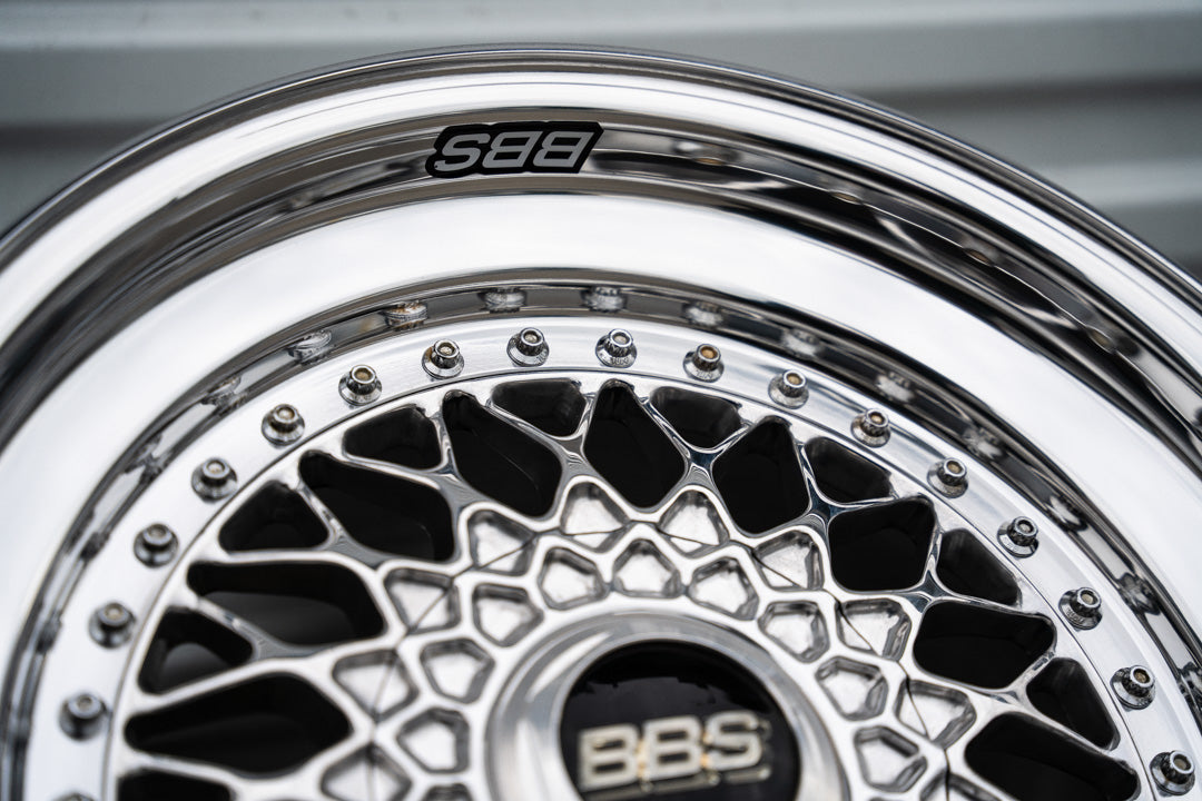 BBS RS de 17" [Double Step Lip] (Ruedas usadas, hechas a pedido) 