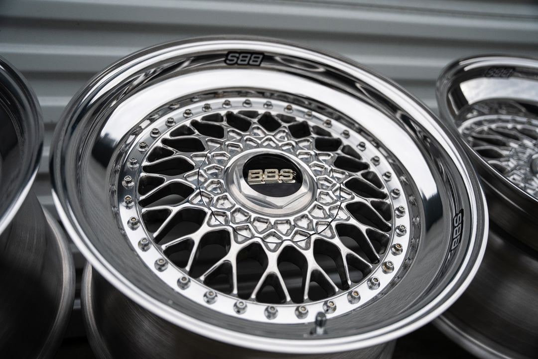 BBS RS de 17" [Double Step Lip] (Ruedas usadas, hechas a pedido) 