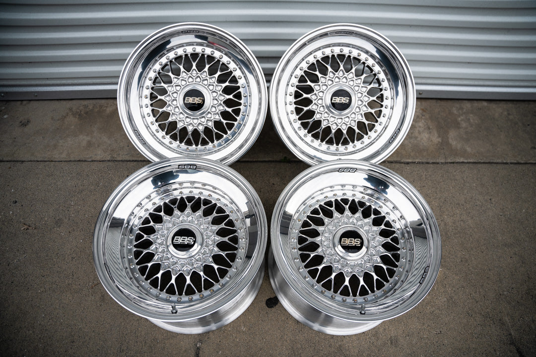 BBS RS de 17" [Double Step Lip] (Ruedas usadas, hechas a pedido) 