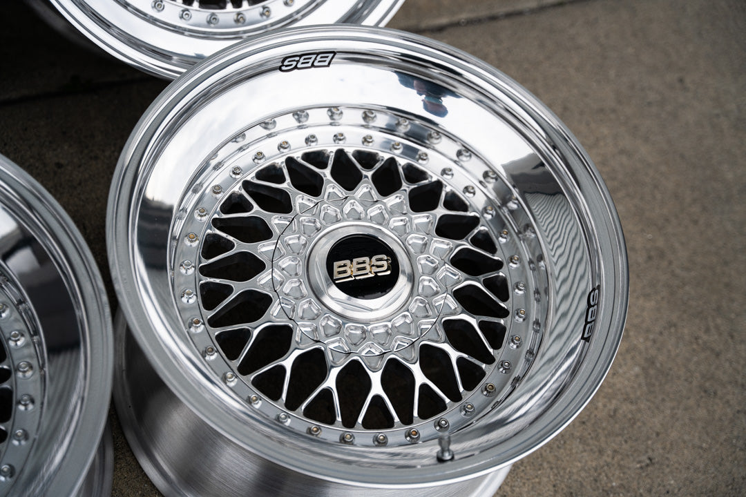 BBS RS de 17" [Double Step Lip] (Ruedas usadas, hechas a pedido) 