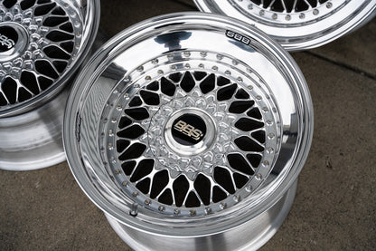 BBS RS de 17" [Double Step Lip] (Ruedas usadas, hechas a pedido) 