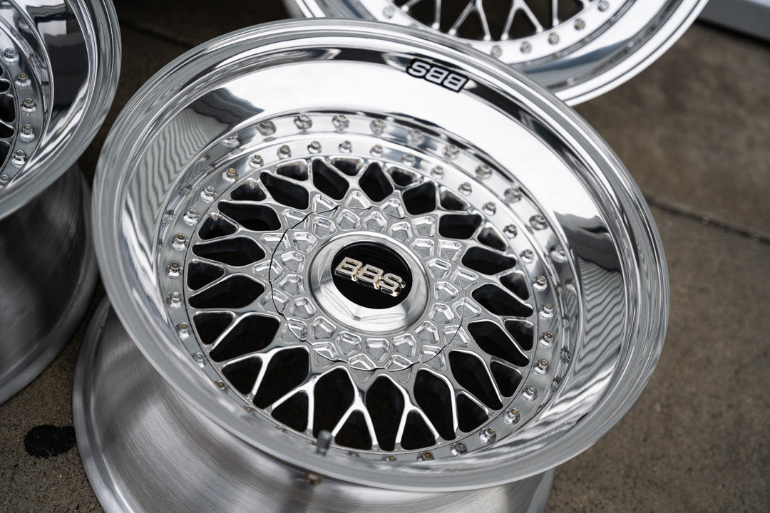 BBS RS de 17" [Double Step Lip] (Ruedas usadas, hechas a pedido) 