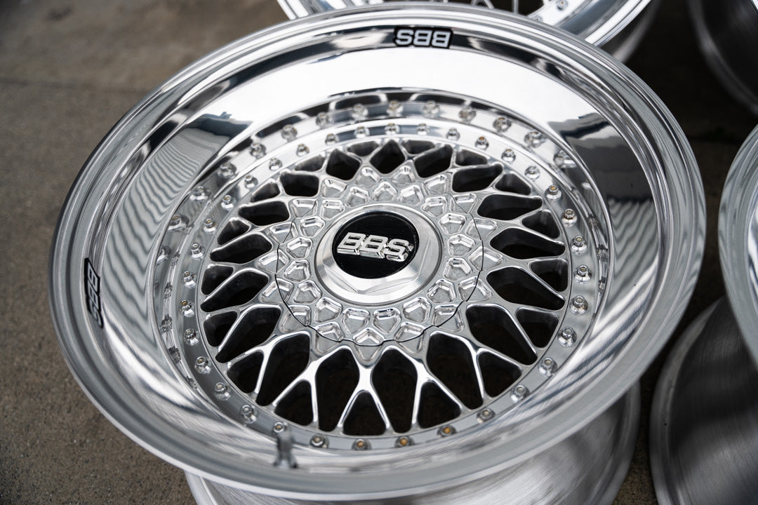 BBS RS de 17" [Double Step Lip] (Ruedas usadas, hechas a pedido) 