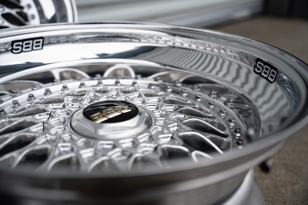 BBS RS de 17" [Double Step Lip] (Ruedas usadas, hechas a pedido) 