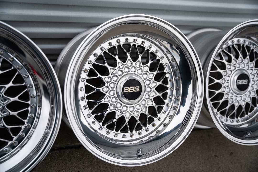 BBS RS de 17" [Double Step Lip] (Ruedas usadas, hechas a pedido) 