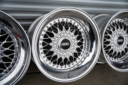 BBS RS de 17" [Double Step Lip] (Ruedas usadas, hechas a pedido) 