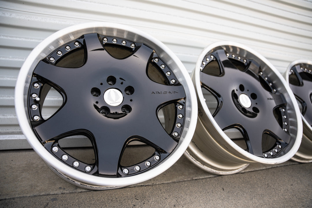 20インチ エイムゲイン G (中古ホイール) / 5x114.3 / 20x8.5 +41, 20x9.5 +41 / ブラック