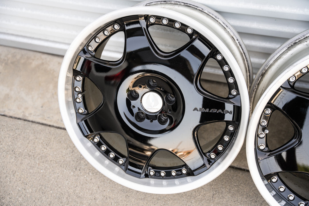 20インチ エイムゲイン G (中古ホイール) / 5x114.3 / 20x8.5 +41, 20x9.5 +41 / ブラック