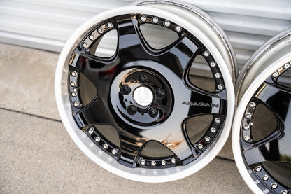 20インチ エイムゲイン G (中古ホイール) / 5x114.3 / 20x8.5 +41, 20x9.5 +41 / ブラック