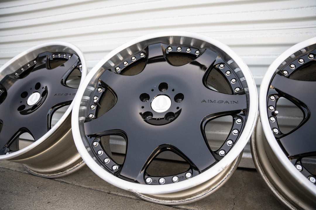 20インチ エイムゲイン G (中古ホイール) / 5x114.3 / 20x8.5 +41, 20x9.5 +41 / ブラック
