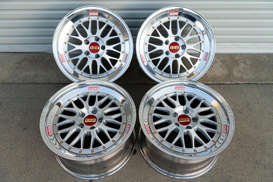 18" BBS LM [Double Step, 3pc] (Used Wheels Built to Order)