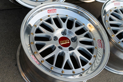 18" BBS LM [Double Step, 3pc] (Used Wheels Built to Order)
