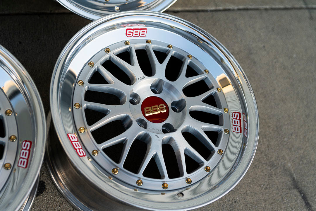 18" BBS LM [Double Step, 3pc] (Used Wheels Built to Order)
