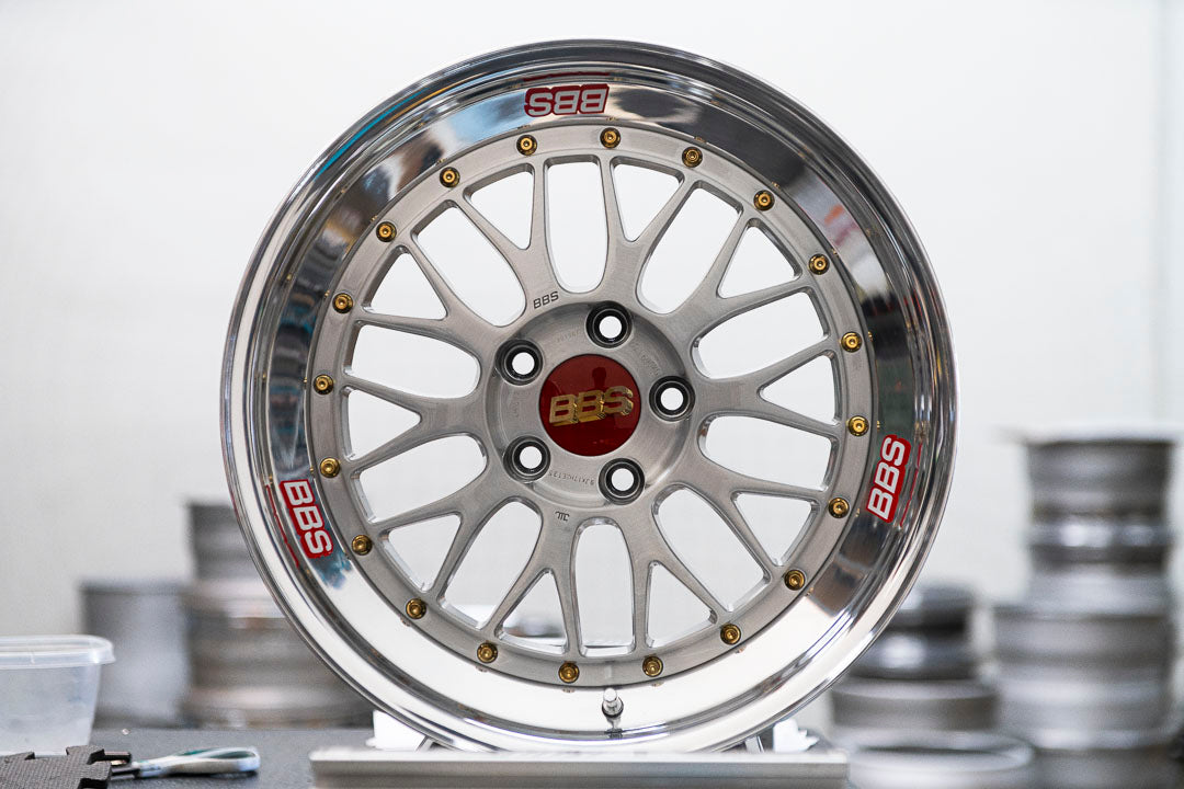 18" BBS LM [Double Step, 3pc] (Used Wheels Built to Order)