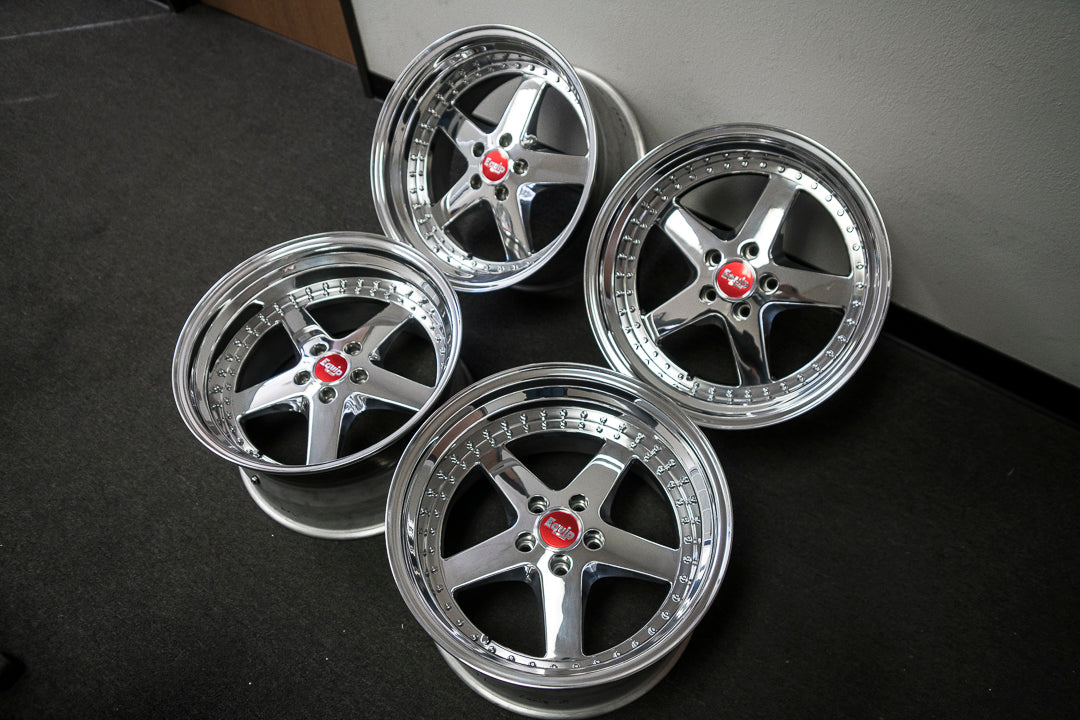 Equipo de trabajo 05 de 19" [borde escalonado] (ruedas usadas, hechas a pedido) 