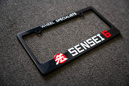 Sensei 6 License Plate Frame