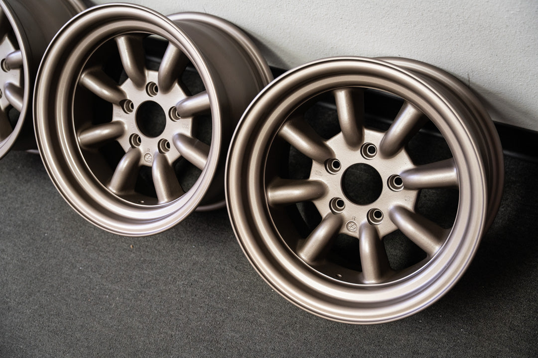 RSワタナベ15インチ 8スポーク 良好】RSワタナベ エイトスポーク F8F 15in 6.5J +50 PCD100 セイバー