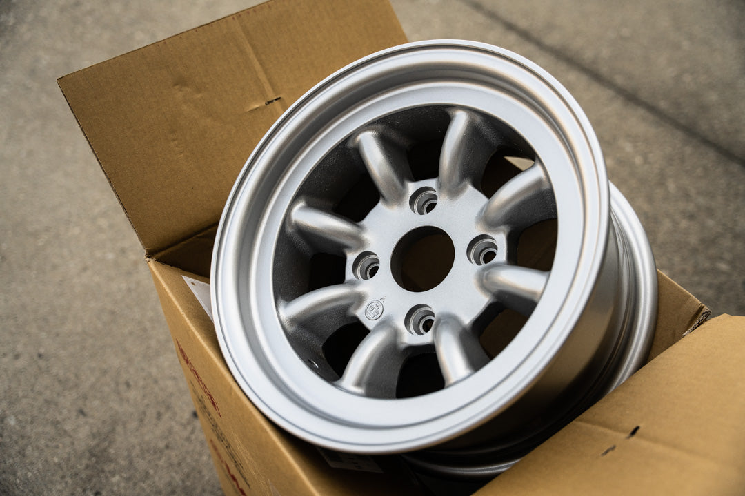 RS-Watanabe Eight Spoke / 13x7 +3 / 4x114.3 / Silver