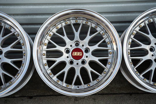 Ruedas BBS estilo 42 de 18" [borde escalonado] (ruedas usadas, hechas a pedido) 
